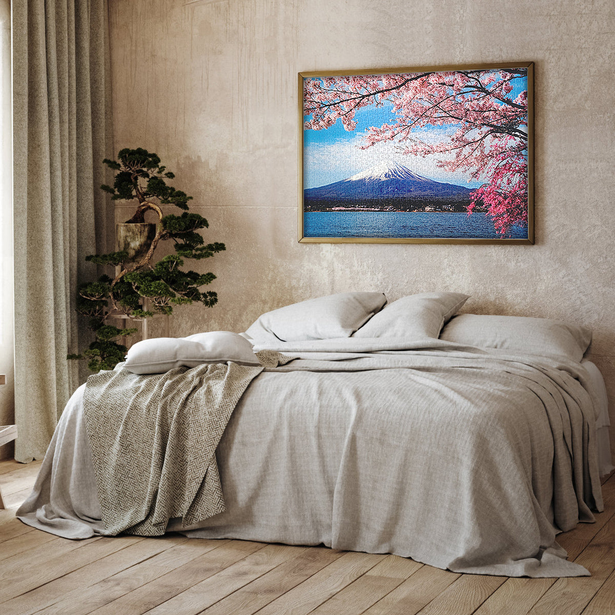 Mount Fuji Puzzles 1000 Pieces Jigsaw Puzzles Challenge for Adults Home Decoration