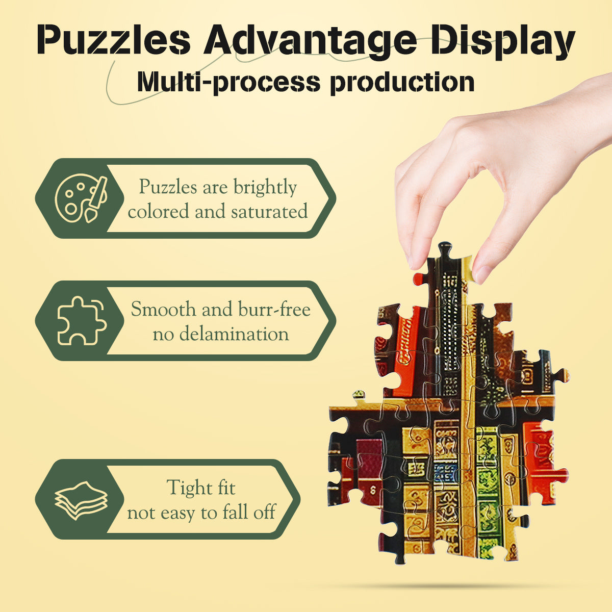 Magic Bookshelf Puzzles 1000 Pieces Jigsaw Puzzles Challenge for Chtistmas Gift Home Decoration