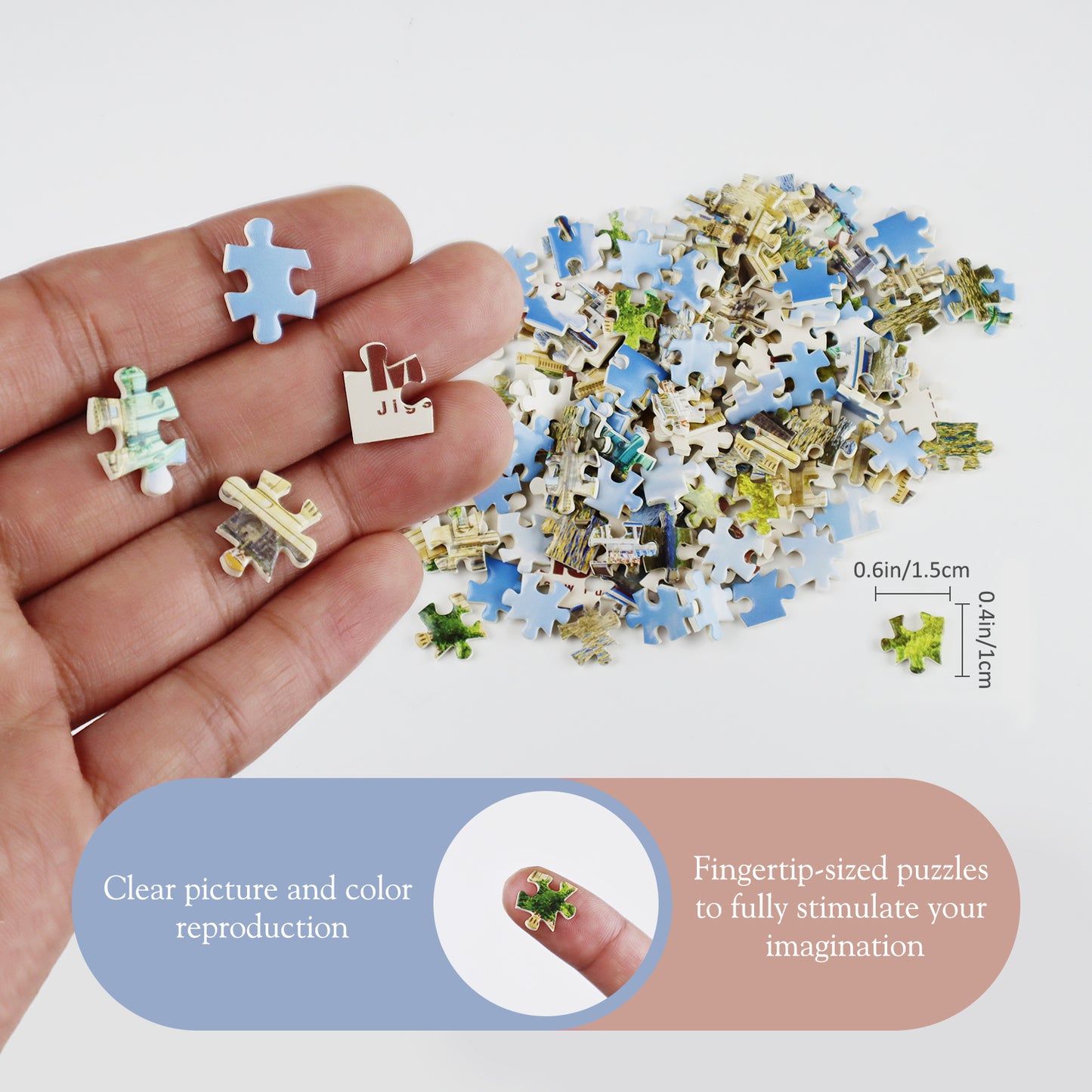 Jigsaw Puzzles Mini Size 3 Pack 150 Pieces Puzzles - Edinburgh - for Adult 6 x 4 Inches