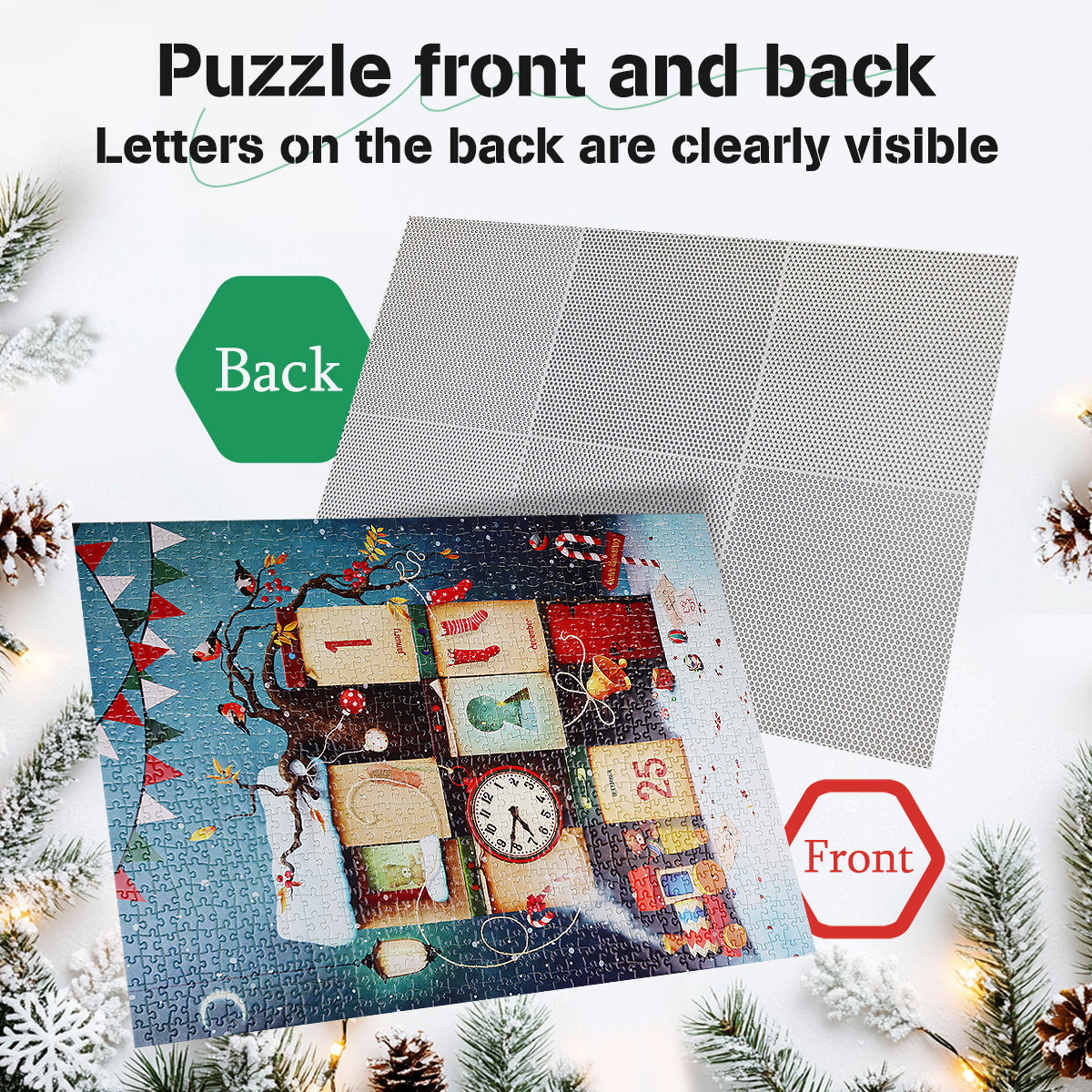 1000 Pieces Jigsaw Puzzles Challenge for Adults Christmas Puzzles Home Decoration