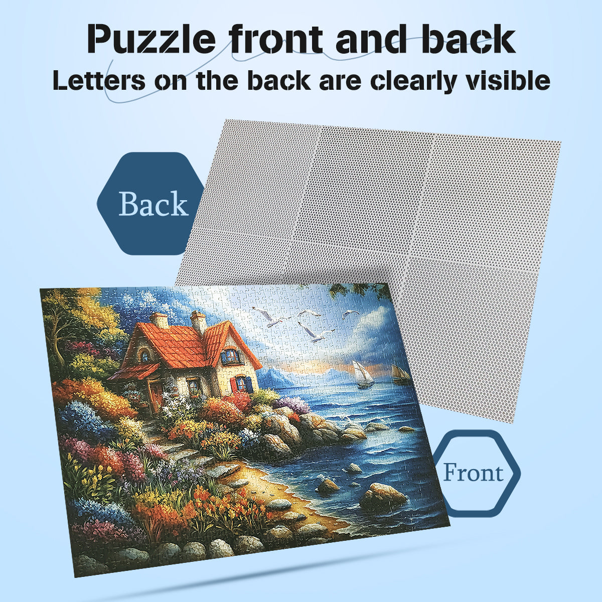 Lake House Puzzles 1000 Pieces Jigsaw Puzzles Challenge for Adults Home Decoration