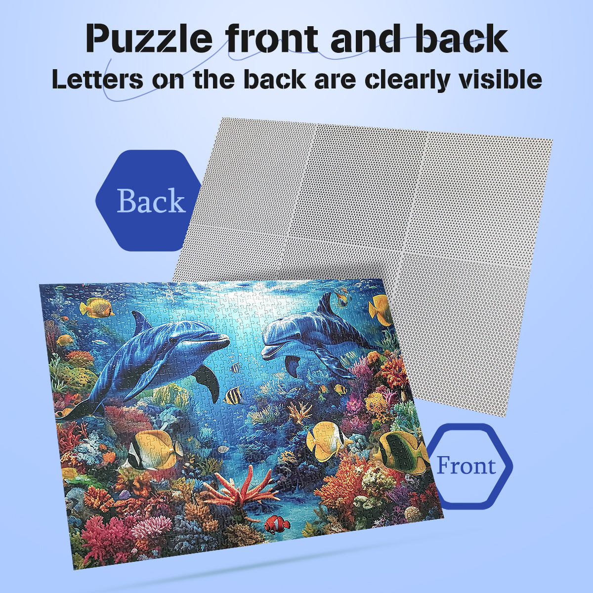 Sea World Puzzles 1000 Pieces Jigsaw Puzzles Challenge for Adults Home Decoration
