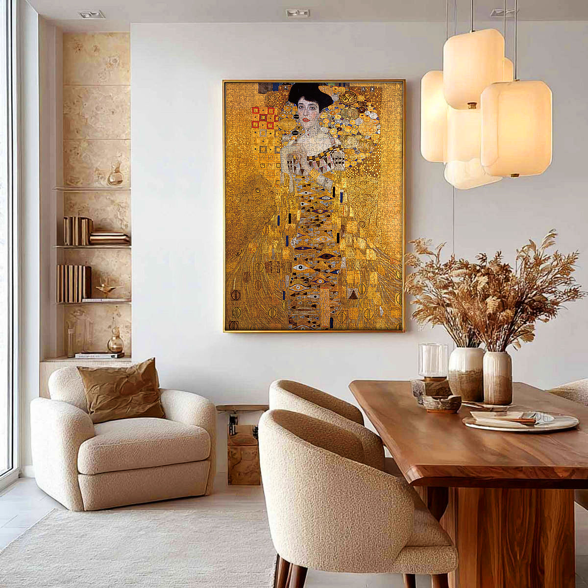 1000 Pieces Jigsaw Puzzles Challenge for Adults Home Decoration Klimt Painting Puzzle