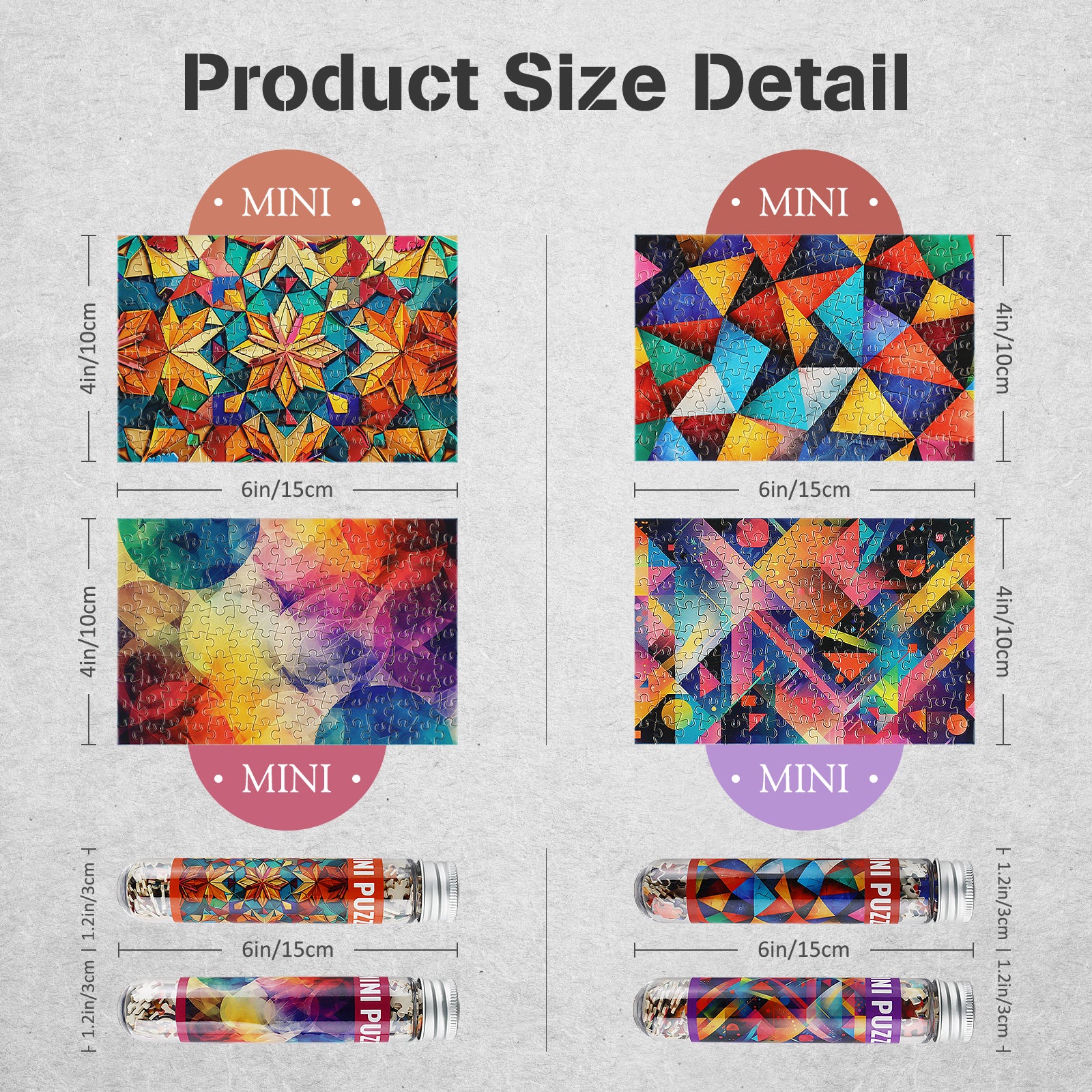 Mini Puzzle 150 Pezzi Set Di 4 Mini Puzzle Da 150 Pezzi MISITU - Per Mini Puzzle 150 Pezzi Set Di 4 Mini Puzzle Da 150 Pezzi MISITU - Per