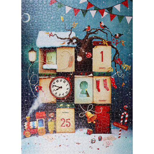1000 Pieces Jigsaw Puzzles Challenge for Adults Christmas Puzzles Home Decoration