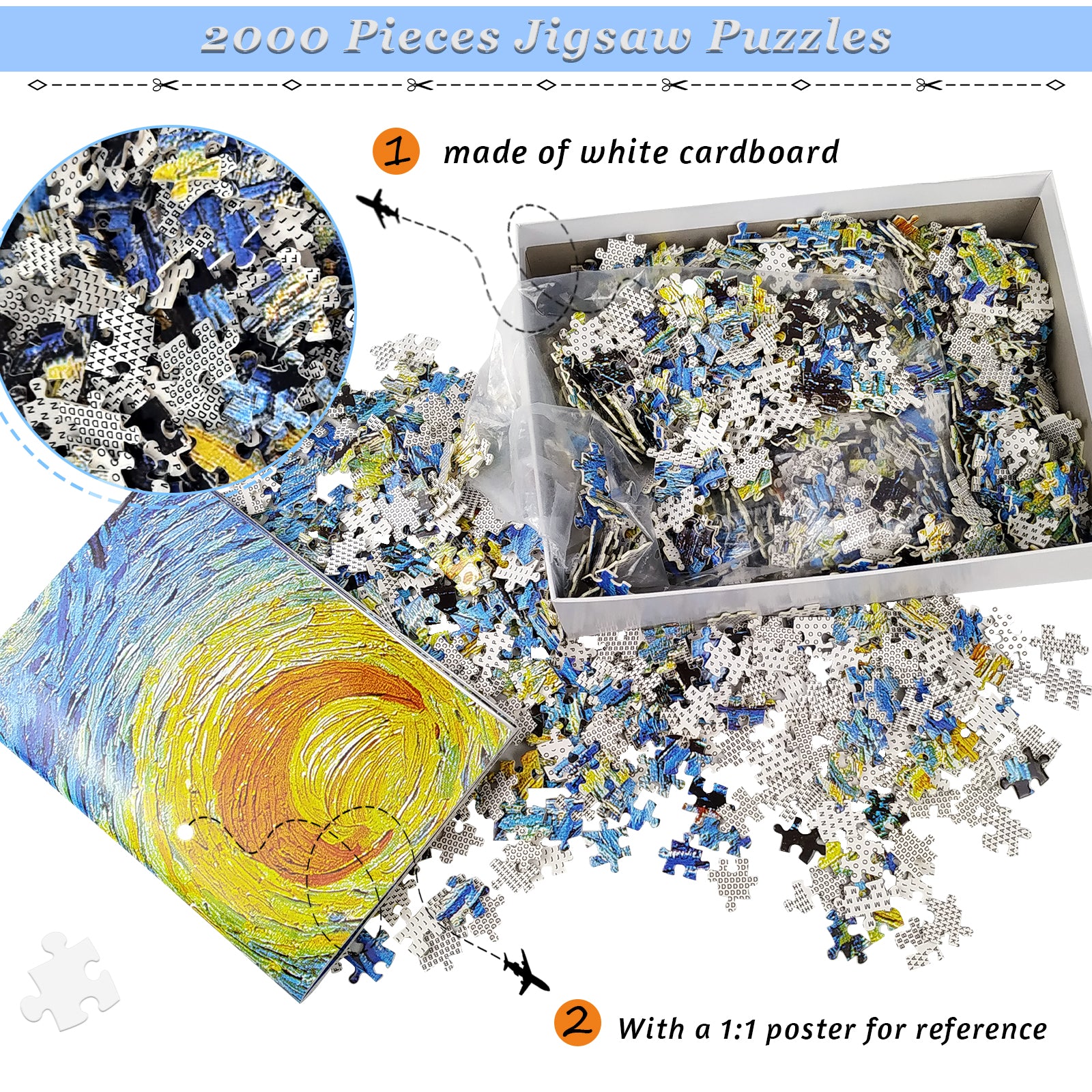 2000 Pieces Jigsaw Puzzles MISITU 2000 Pieces Jigsaw Puzzles MISITU